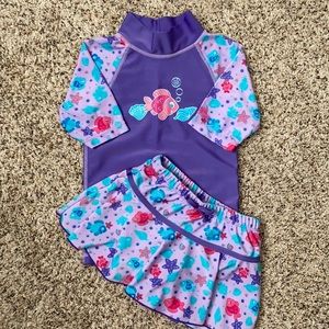 Toddler girls “UV Skinz” swimwear